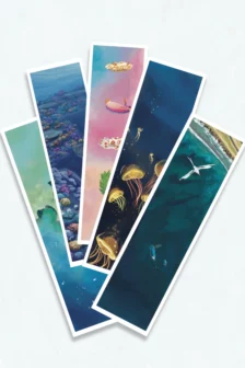 Plongée | Pack de 5 Marques-Pages