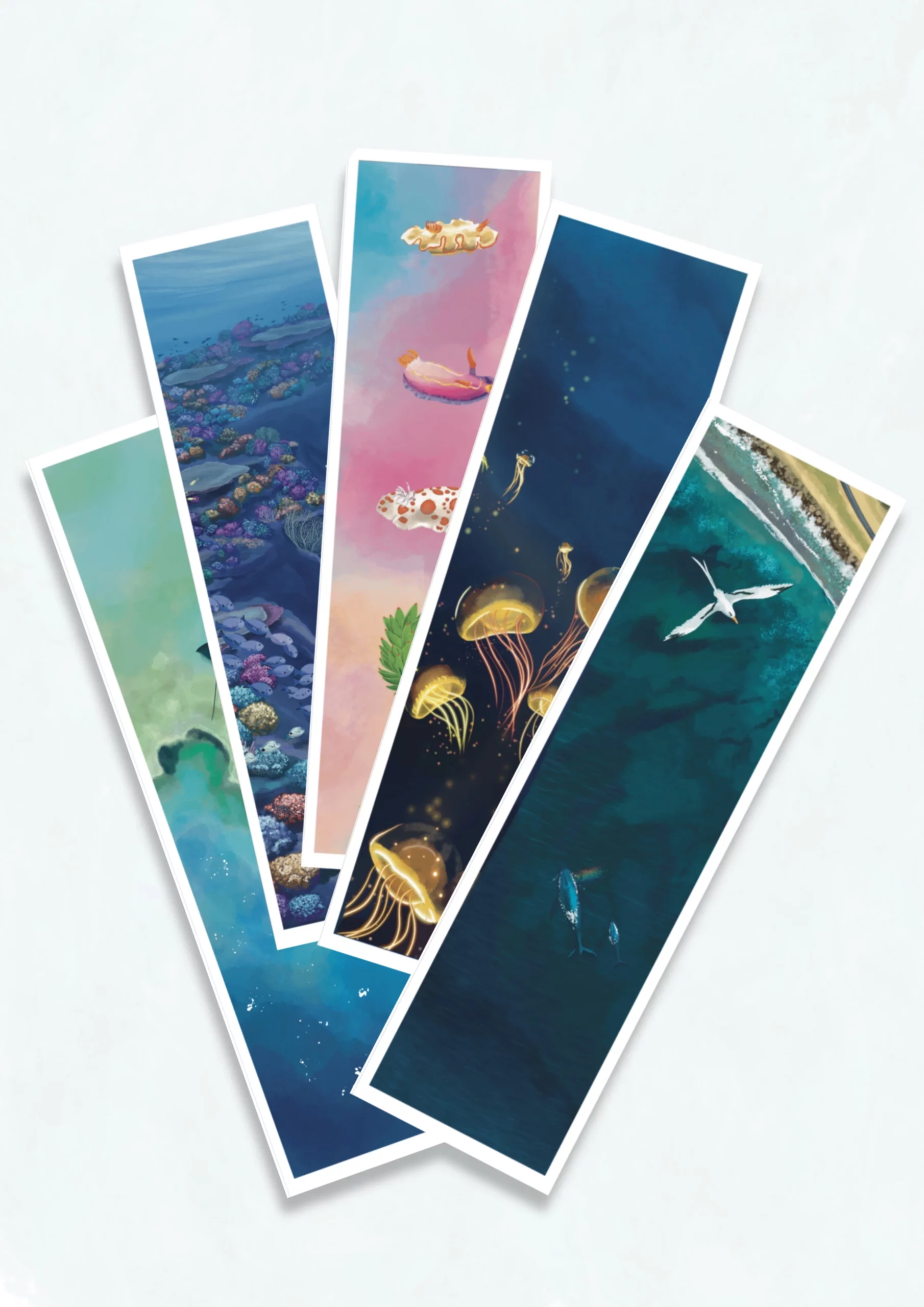Plongée | Pack de 5 Marques-Pages